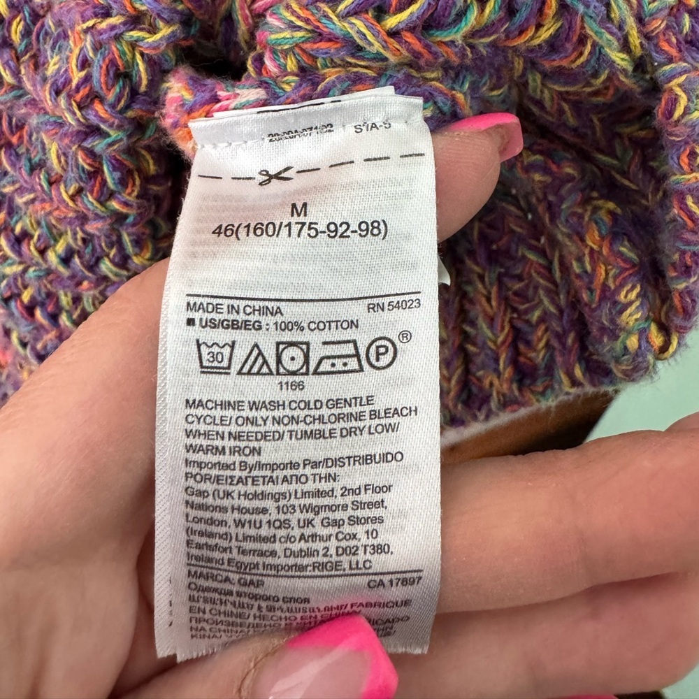 GAP Multicolor Cowl Neck Sweater - Picture 3 of 4